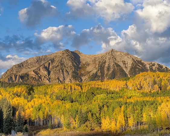 Colorful Beginnings: Alpenglow with Aspens