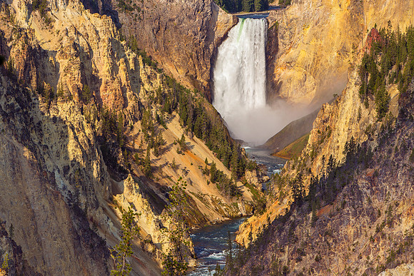 Power Falls: Lower Falls from Artist Point
