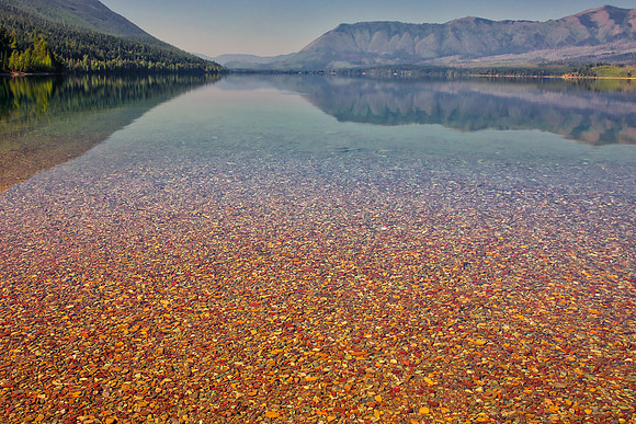 Lake Color: Lake McDonald in Glacier National Park